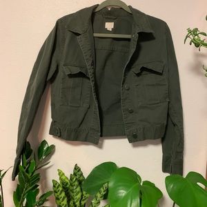 Army green jacket